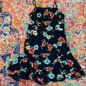 Women’s Navy Floral Sundress